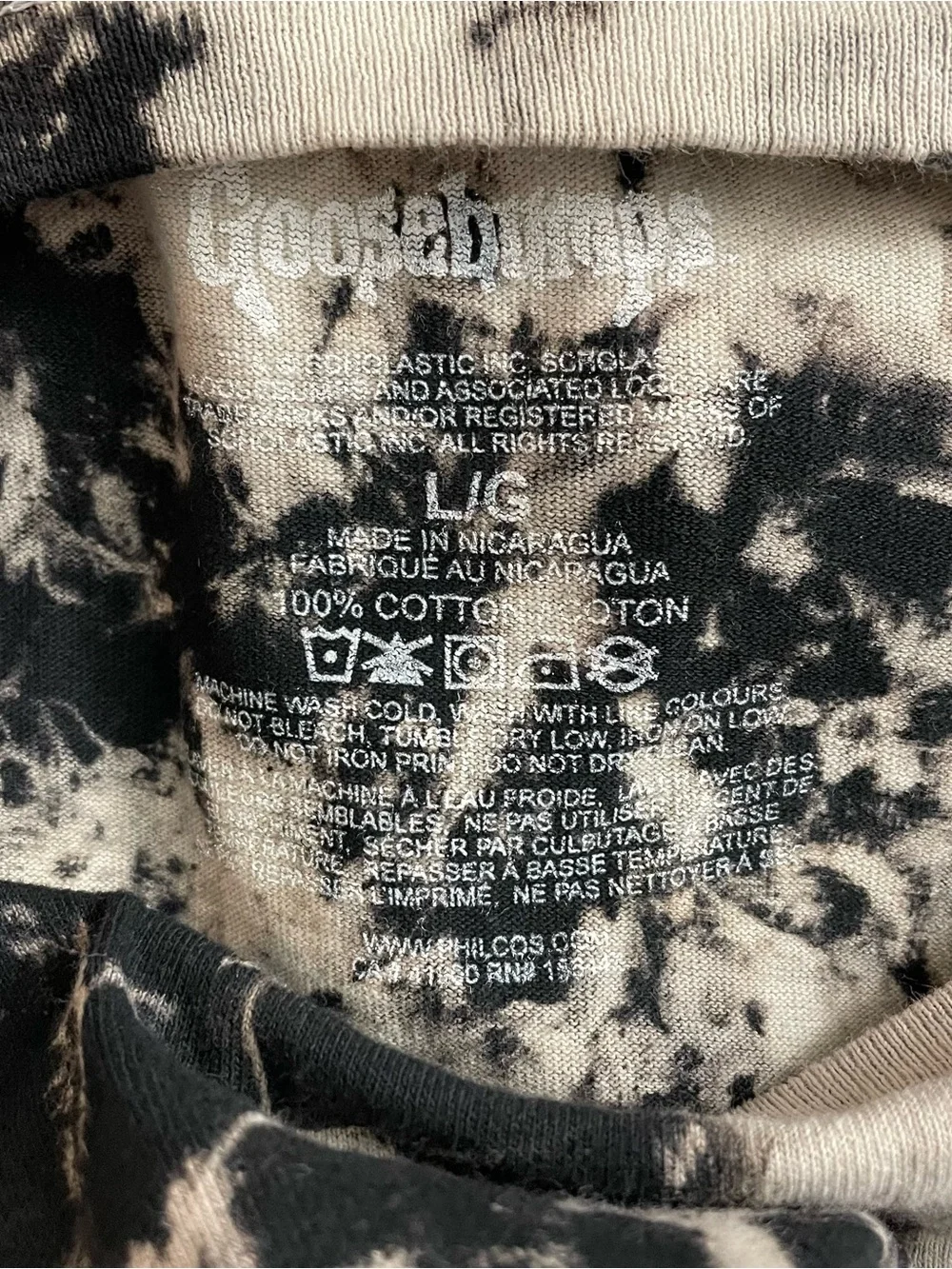 NWT Goosebumps Scarecrow Graphic Tee - Black Tie-Dye - Picture 4 of 5